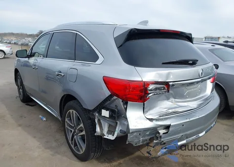 2017 Acura Mdx Sport Hybrid Advance Package z USA, uszkodzony, nr VIN 5FRYD7H79HB001130
